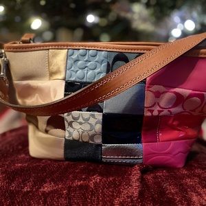 COACH Signature Patchwork Collection bag